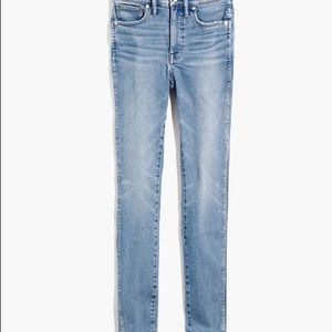 Madewell 10" High-Rise Skinny Jeans in Hamden Wash